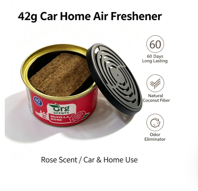 Home Fragrance Logo - Pengharum Mobil Padat 42g, Penghilang Bau